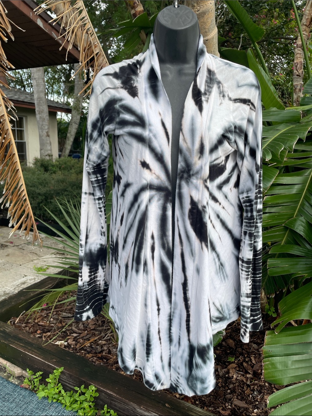 hardtail tie-dye jacket with bell sleeves